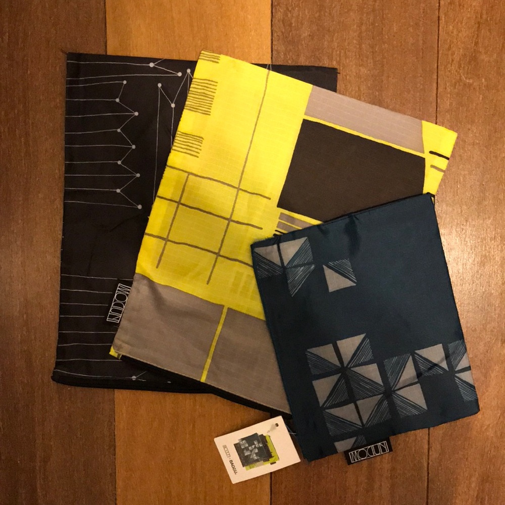 3 Baggu Pouches